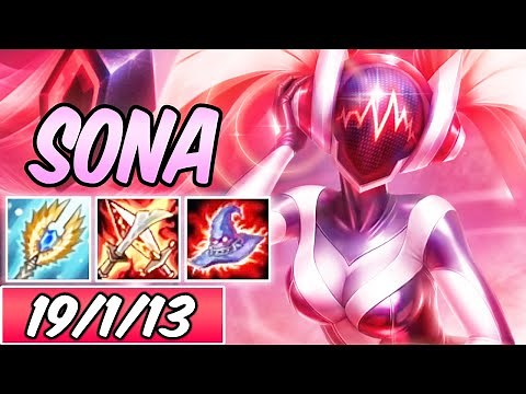 S+ DJ SONA MID FULL AP BURST DARK HARVEST 40% CDR | New Build & Runes | League of Legends | S10
