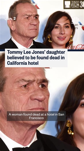 A woman found dead at a hotel in San Francisco is believed to be Victoria Jones, the daughter of actor Tommy Lee Jones. | NBC News