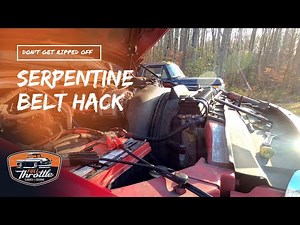 Serpentine Belt Removal 6.0 Powerstroke