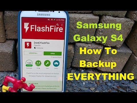 Samsung Galaxy S4 How To Backup EVERYTHING