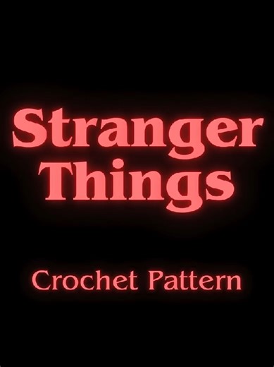 Stranger Things Crochet Patterns from Etsy