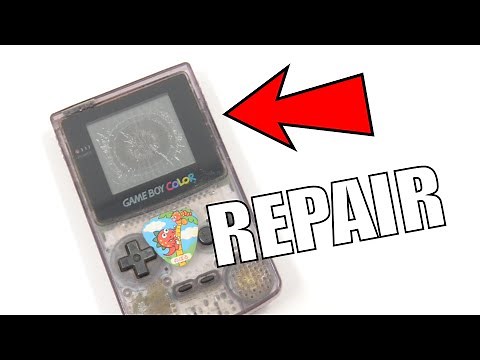 How to fix a burned-in screen on a Gameboy Color [Subtitled]