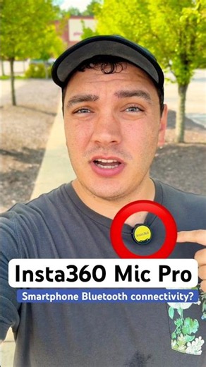 Insta360 Mic Pro: $99 Mic ONLY Test with Direct Bluetooth Connection 📱 #insta360micpro