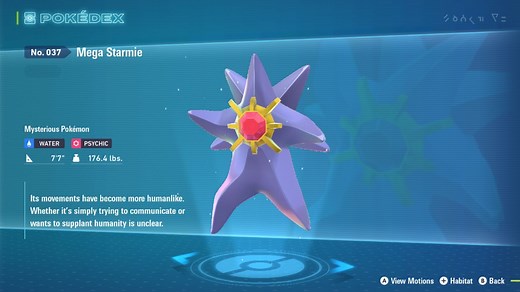 Best Starmie moveset and nature in Pokemon Legends Z-A