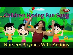 Merry Go Round Song With Actions | Nursery Rhymes For Children | Pre School Learning Video