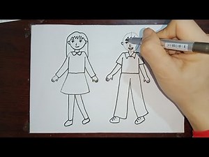 How to draw basic people_.draw super simple people_draw people_draw community activities_draw fes...