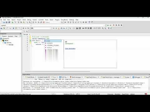 c++ std standard library usage in code block
