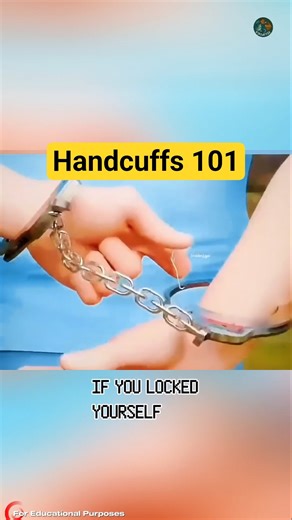 How to Unlock Handcuffs Without a Key. #documentary#usashorts#fyp