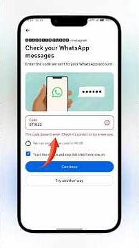 How to fix this code doesn't work | Instagram incorrect code problem | this code doesn't work Insta