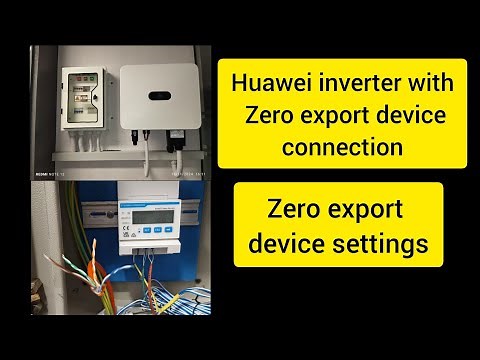How to Set Up Your Huawei Inverter for Zero Export || zero export device connections || #solar