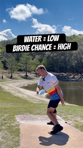 How to birdie hole 10 at my home course #discgolf #shorts #fun #viral #short #yt #golf #goat #nature