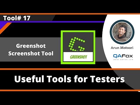 Greenshot Screenshot Tool (Useful Tool for Software Testers)