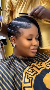 Sculpted finger waves deliver sleek control and timeless precision. ✨ #fingerwaves | Haircuts for Women