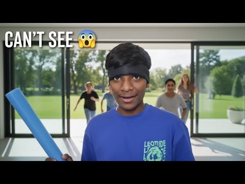 Blindfolded… I Had to Find & Beat Him Without Seeing 😳