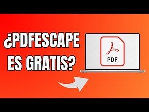 ¿PDFEscape Es Gratuito?