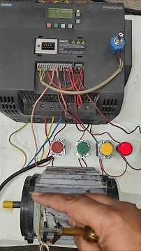 Siemens VFD Reverse Forward Wiring| Siemens VFD 3 Wire mode Wiring| Fault Indicator Wiring कैसे करें