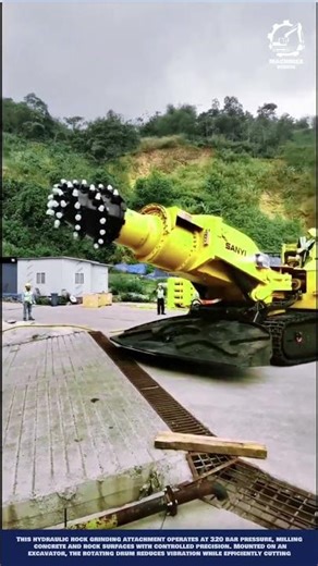 Powerful Rock Grinding Machine Innovation for Enhancing Precision in Tunneling and Excavation