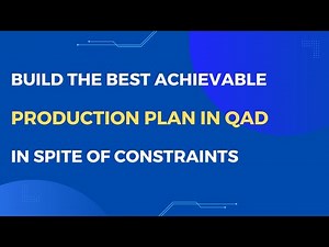 Production Planner for QAD MSW/PSW: Testimonials