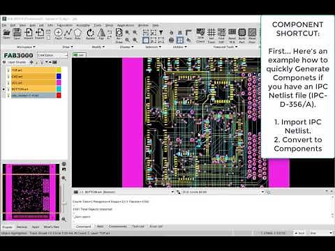 Convert Gerber to ODB++ file with Nets and Components