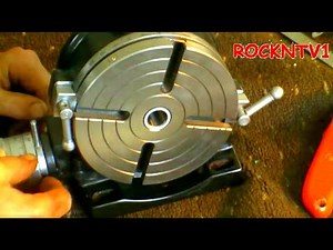 Rotary Table Grizzly H7527 6" Harbor Freight Milling MACHINE