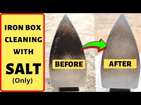 How to clean Iron Box with just Salt ( No Water Required )