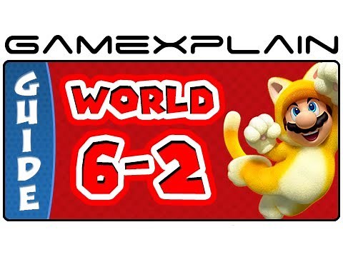 Super Mario 3D World - World 6-2 Green Stars & Stamp Locations Guide & Walkthrough