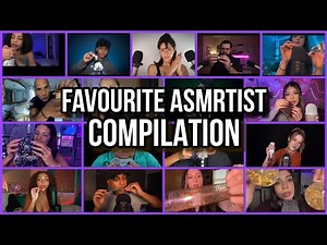 My Favourite ASMRTIST Compilation (300+ Fast Triggers)