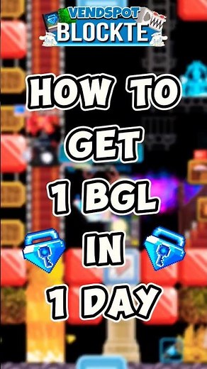 How To Get BGL ✨ || Growtopia Short Video