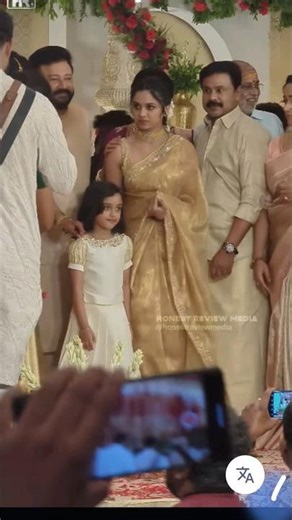 അനിയത്തി കുട്ടിയും മീനാക്ഷിയും അച്ഛനൊപ്പം കല്യാണത്തിന് എത്തിയപ്പോൾ|meenakshi dileep #dileepfamily