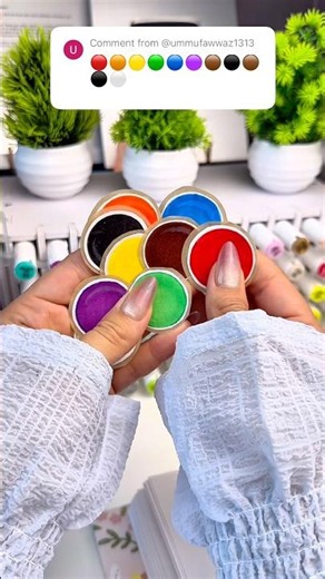 Choose Your Favorite Color 🌈 #art #craft #sticker #diy #colors #daidai #youtubeshorts #mycraft