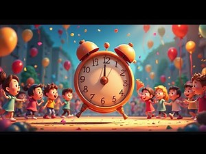 Tick Tock Clock | Fun Nursery Rhyme & Kids Song | Preschool Learning Sing-Along