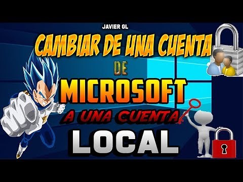 Cambiar cuenta Microsoft 💻 por cuenta Local en Windows 10▐ Explicación paso a paso✔👀👈