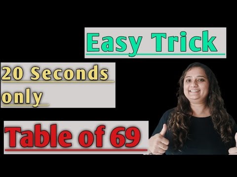 Table of 69 | Easy Multiplication Learning..