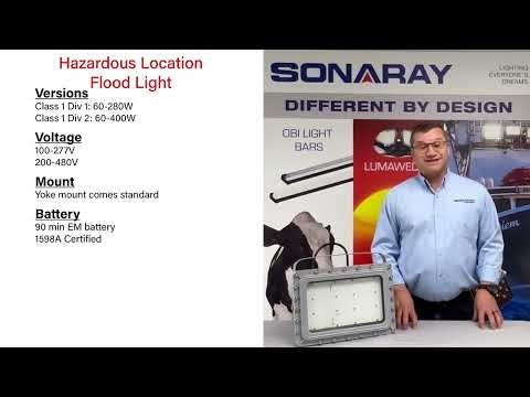 Hazardous Location Flood Light Overview including certifications, classes, and divisions.