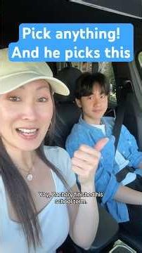 It took me 20 minutes to convince him to pick something else #dailyvlog #notsponsored #motherson