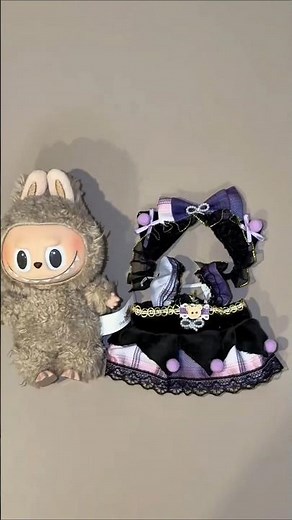 Labubu Toffee in a Purple Dress?! 💜 So Cute It’s Unreal