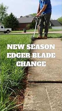 Easy DIY edger blade change you’ll want to get done in Spring