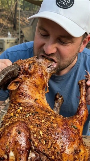 Whole Roasted Goat 🐐🔥 | Juicy, Smoky & Mouthwatering Meat Feast