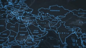 World Map Animation Camera Zooming Into Stock Footage Video (100% Royalty-free) 3744543801 | Shutterstock