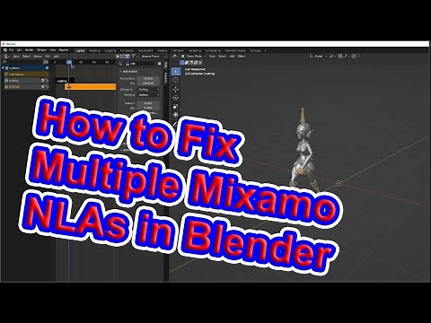 How to Fix Multiple NLA Mixamo Animations in Blender