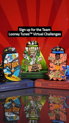 Get active with these epic Team Looney Tunes challenges! Start a wild adventure with Bugs Bunny, Daffy Duck, and Wile E. Coyote in three virtual challenges. Each Team Captain will tackle different sports across different landscapes as you progress in real life: 🌊 Daffy Duck Virtual Challenge - 50mi (80 km) 🌵 Wile. E Coyote Virtual Challenge - 70mi (113km) 🌲 Bugs Bunny Virtual Challenge - 60mi (97km) The 3 challenges share a single map. Each challenge lets you explore a section with a unique r