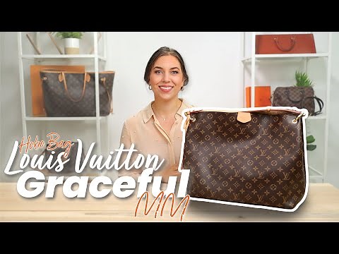 Louis Vuitton Graceful MM Review: What Fits, Try-On, A Must-Know Hobo Tote!