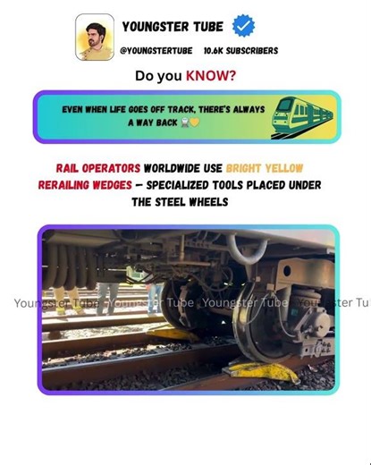 You Won’t Believe How Trains Get Back on Rails 😱 #socialmedia #trendingnow #viralshorts shorts
