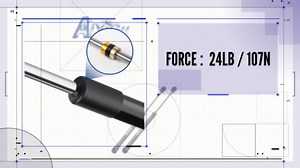 14 Inch 24LB/107N Gas Shock Strut Spring Lift Support for Leer Truck Camper Shell Tool Box Topper Cap Rear Window Cabinets Canopy Door