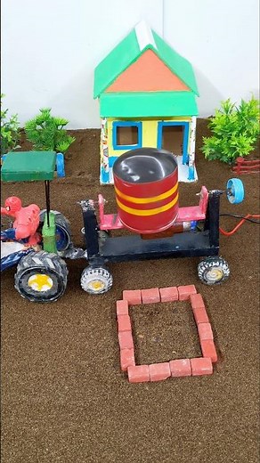 diy tractor mini Handpamp stand making project | #shorts #youtubeshorts