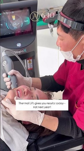 Experience instant skin tightening with Thermal Lift, an advanced RF treatment like Thermage.