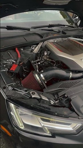 How work intake in a audi s4 2018