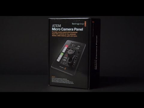 하나의 패널에서 최대 8대의 카메라를 컨트롤! ATEM Micro Camera Panel 출시!