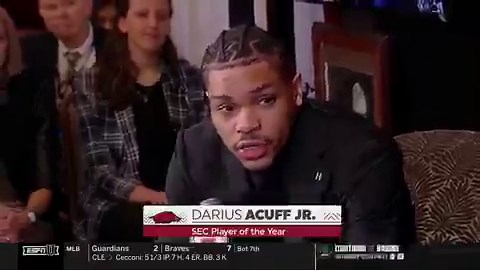 "He's a great person more than a great coach. ... He's gonna teach you about life before basketball."—Darius Acuff Jr. on Coach Cal's impact ❤️