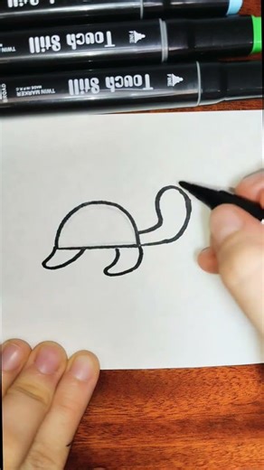 How to Draw a Turtle 🐢✨
